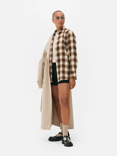 Women's Chocolate Classic Check Shirt