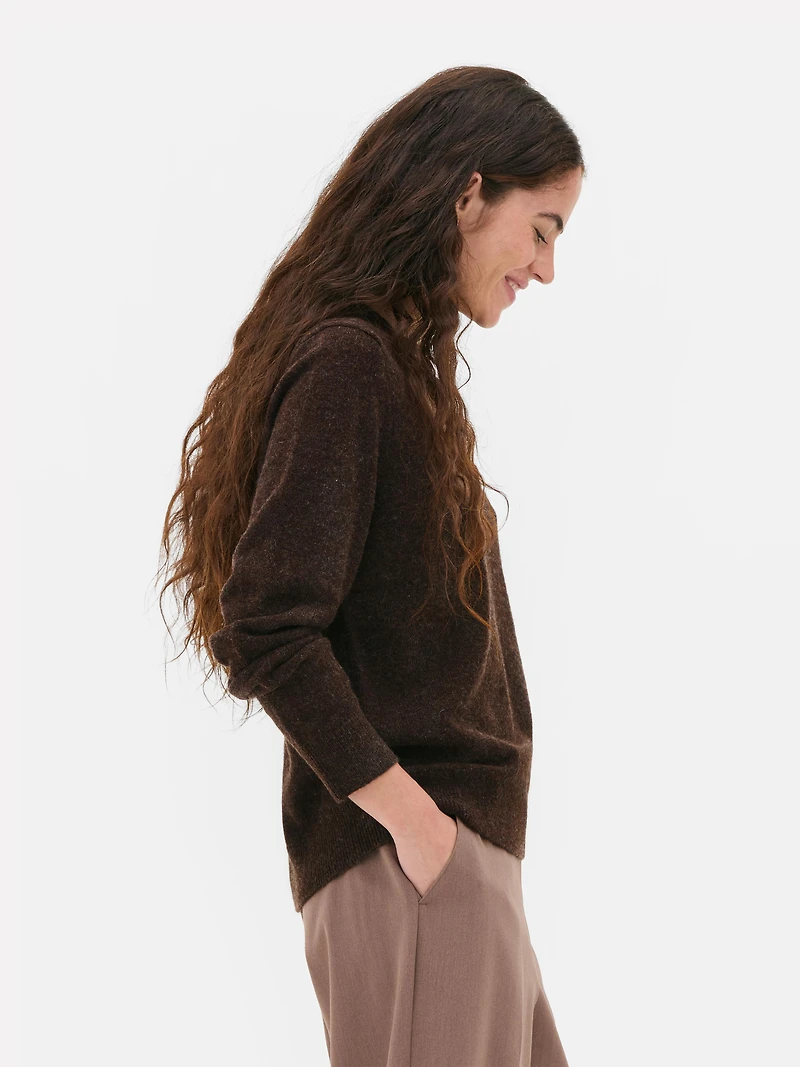 The Edit Luxe Crew Neck Sweater