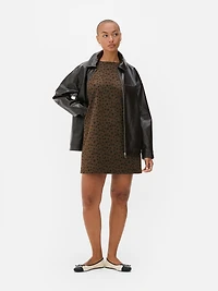 Mini Animal Shift Dress
