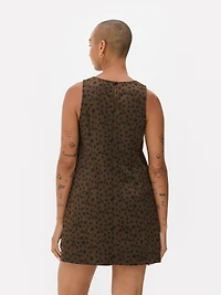 Mini Animal Shift Dress