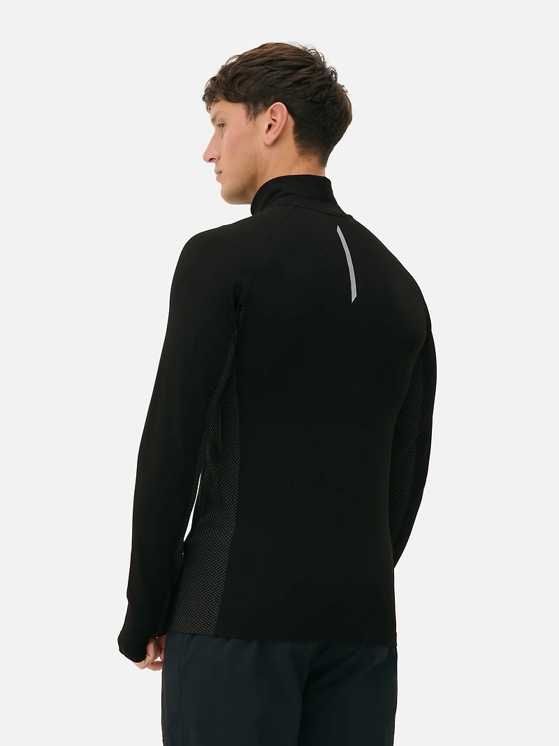 Quarter Zip Performance T-Shirt