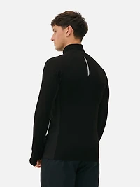 Quarter Zip Performance T-Shirt