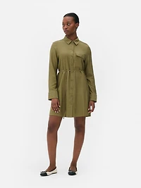 Mini Utility Shirt Dress