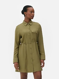 Mini Utility Shirt Dress