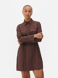Mini Utility Shirt Dress