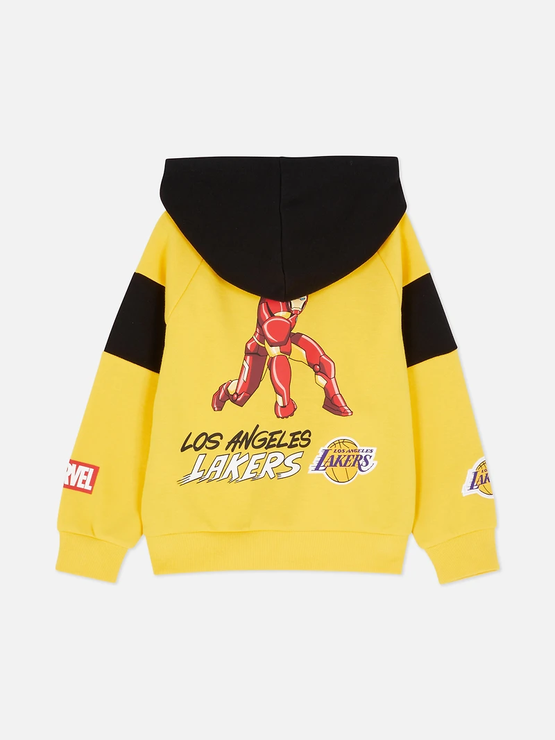 1.5-8yrs | Los Angeles Lakers X Iron Man Hoodie