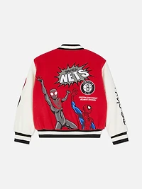 1.5-8yrs | Brooklyn Nets X Spider-Man Bomber Jacket
