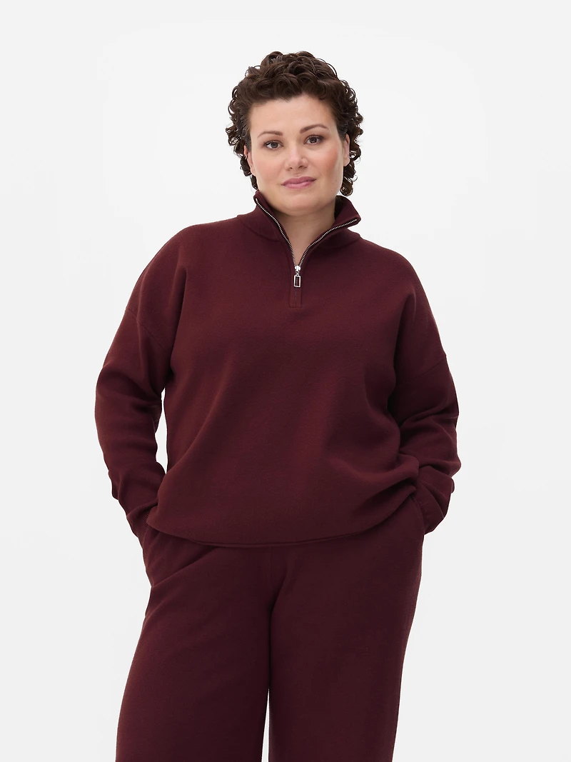 Breast Cancer Awareness Funnel Neck Sweatshirt