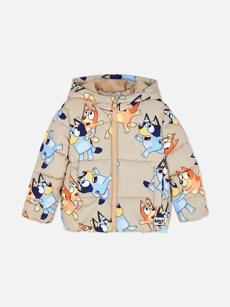 1.5-7yrs | Bluey Puffer Jacket
