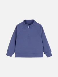 1.5-8yrs | Half-Zip Funnel Neck Sweatshirt