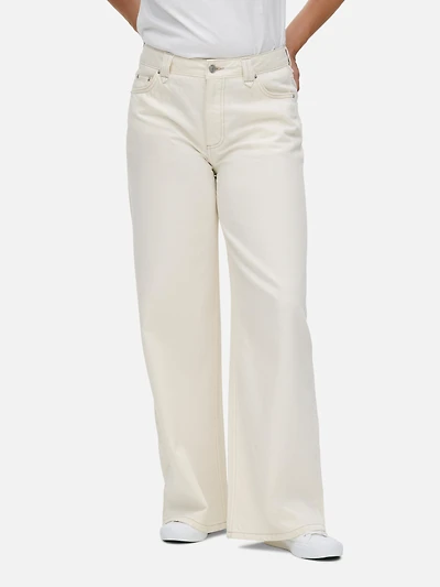Mid-Rise Wide-Leg Jeans