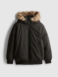 7-15yrs | Faux Fur Trim Parka