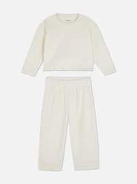 1.5-8yrs | Corduroy Sweatshirt and Pants Set