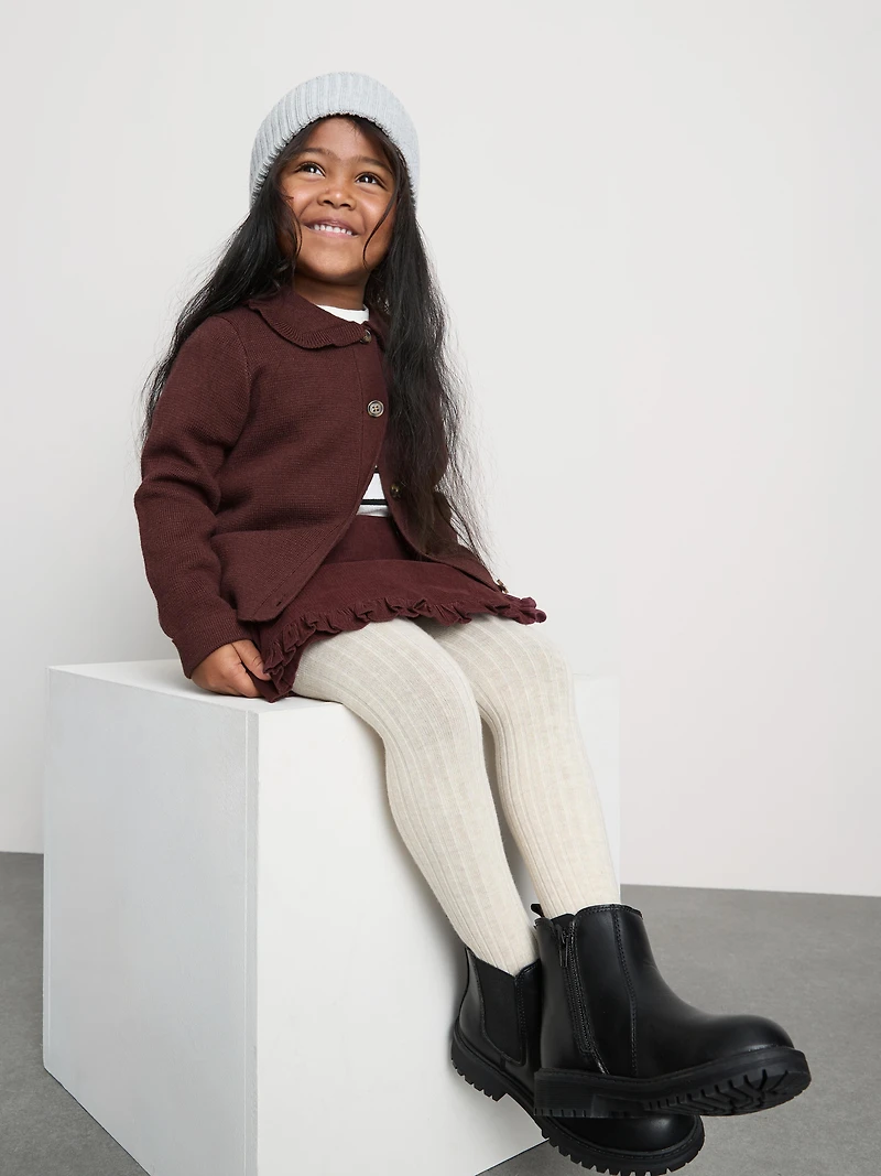 1.5-8yrs | The Edit Collared Cardigan