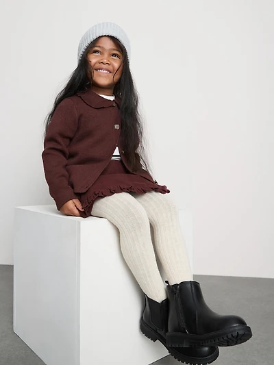 1.5-8yrs | The Edit Collared Cardigan