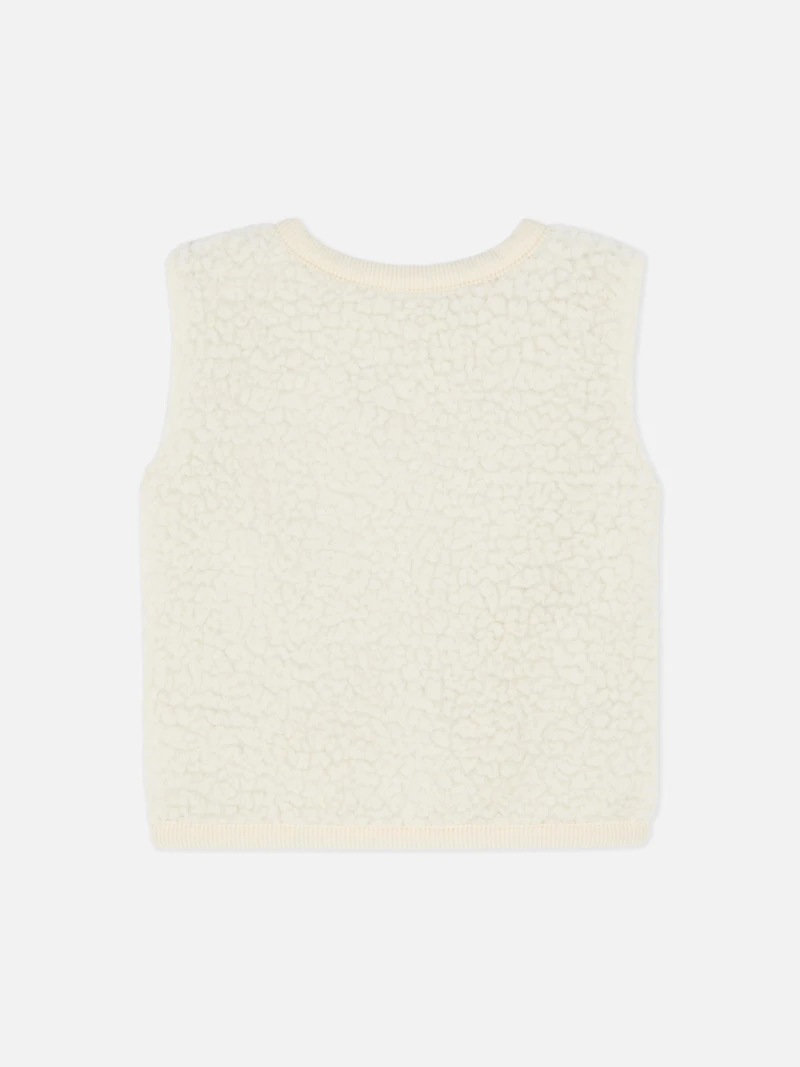 1.5-8yrs | The Edit Borg Vest