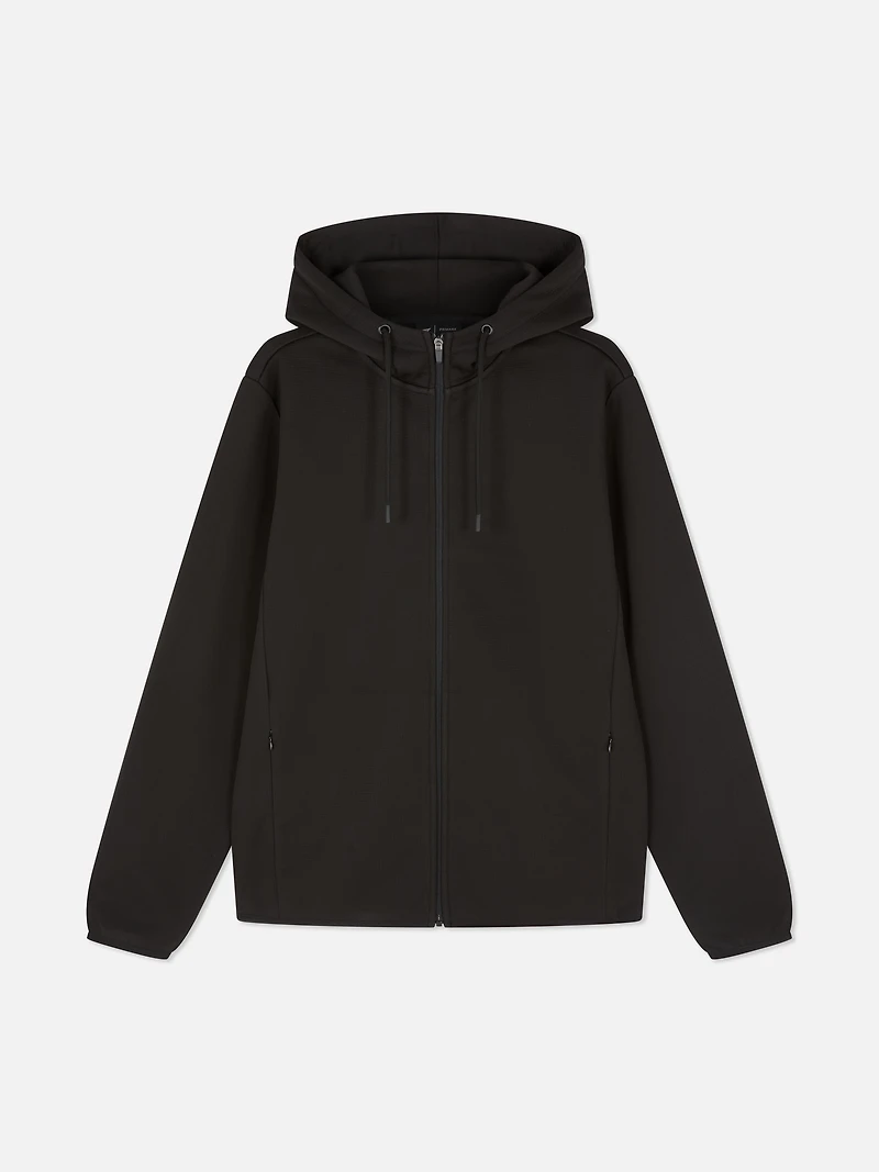 Zip-Up Performance Hooded Sweatshirt
