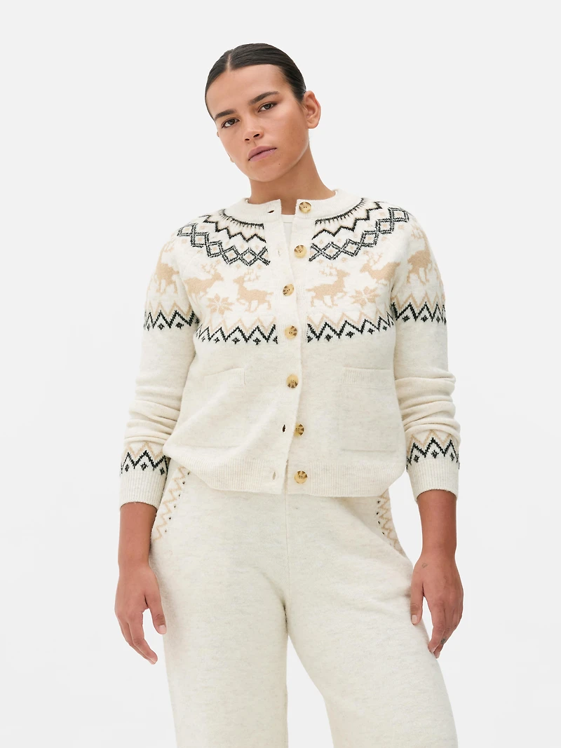 Christmas Fair Isle Cardigan