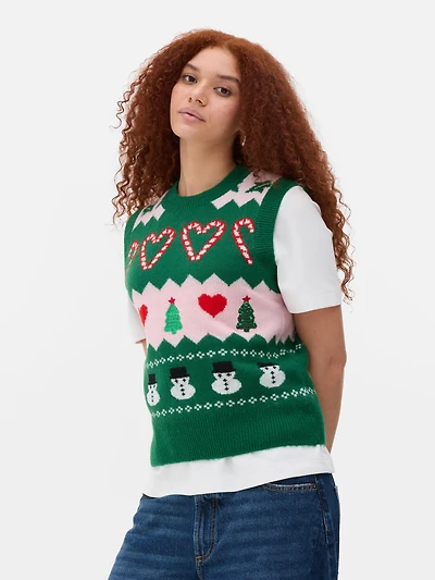Christmas Snowman Sweater Vest