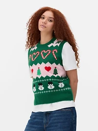 Christmas Snowman Sweater Vest