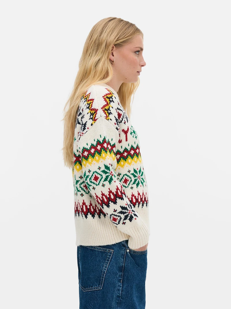 Christmas Retro Merry Sweater