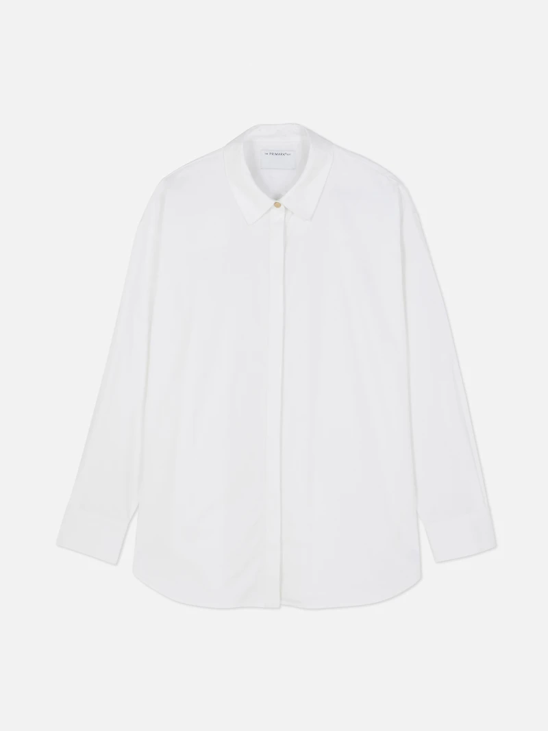 The Edit Essential Poplin Shirt