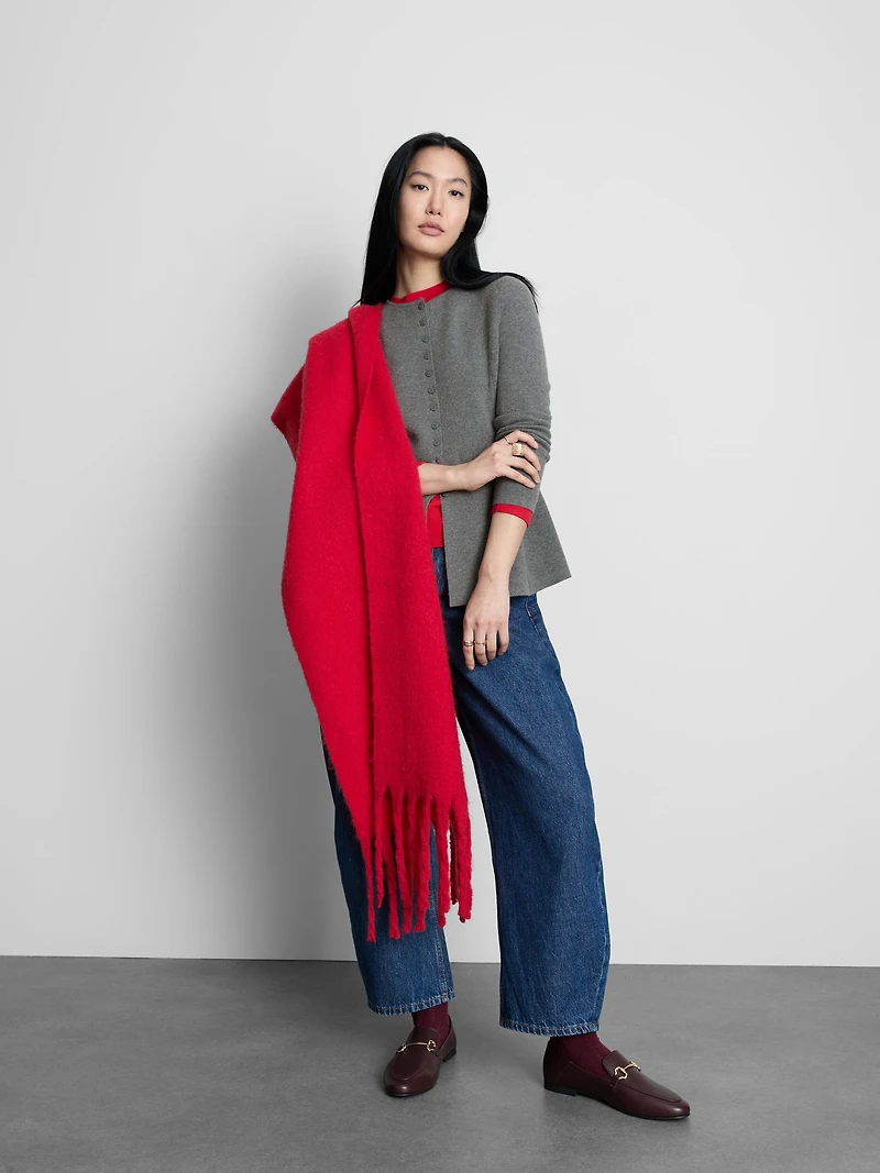 The Edit Peplum Cardigan