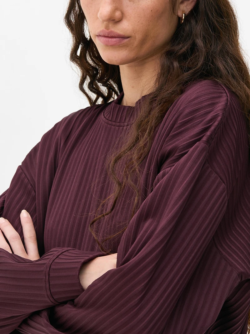 The Edit Ribbed Sweatshirt