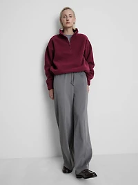 Half Zip Borg Fleece