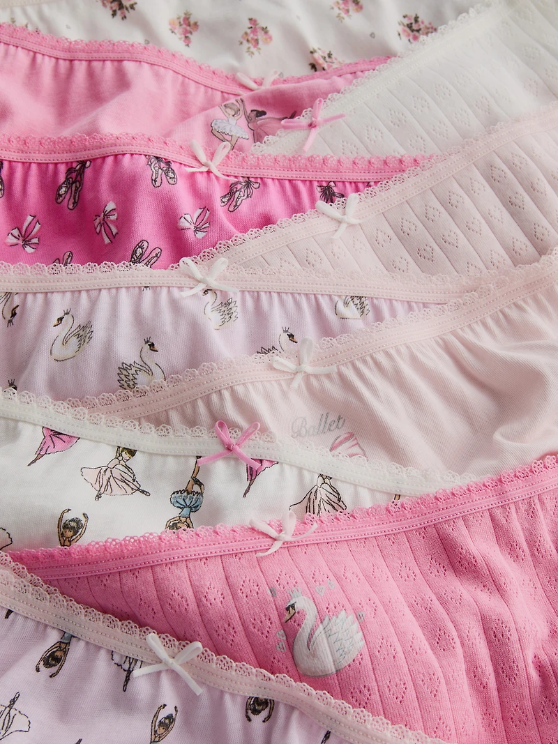 1.5-14yrs | 10pk Ballerina Graphic Briefs