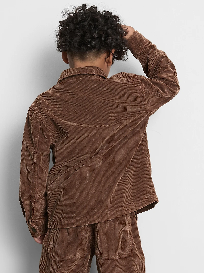 1.5-8yrs | The Edit Corduroy Shacket