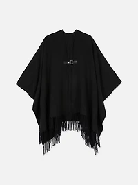 Solid Buckle Cape
