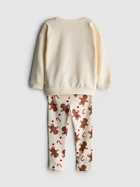 0-36mths | Christmas Gingerbread Sweatshirt and Leggings Set