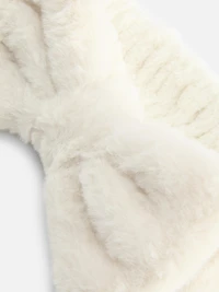 Plush Bow Headband