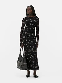 Rita Ora Mesh Floral Top