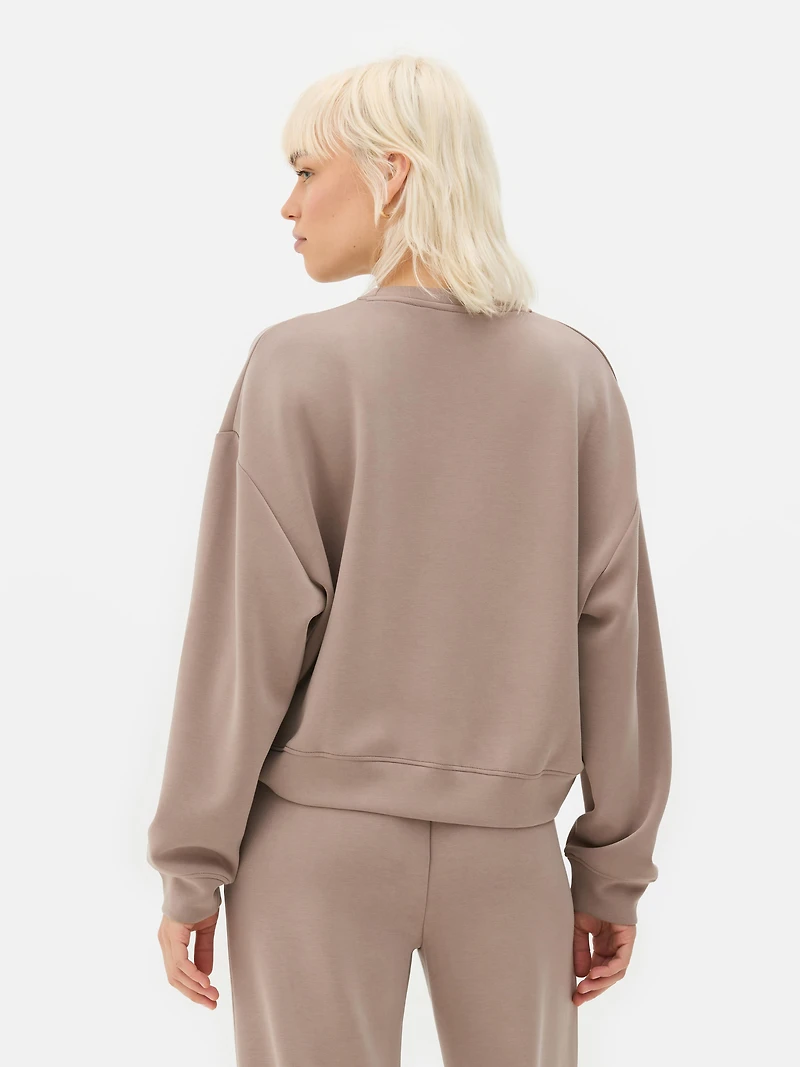 Relaxed Cupro Sweatshirt