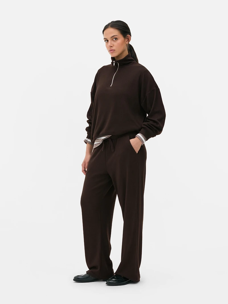 Cozy Wide Leg Sweatpants