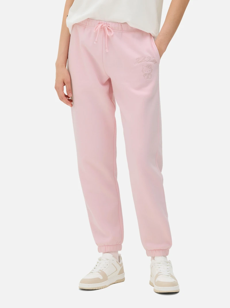 Hello Kitty Embossed Sweatpants