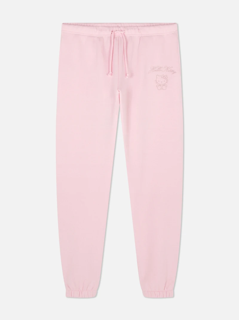 Hello Kitty Embossed Sweatpants
