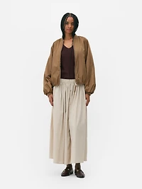 A-Line Midi Skirt