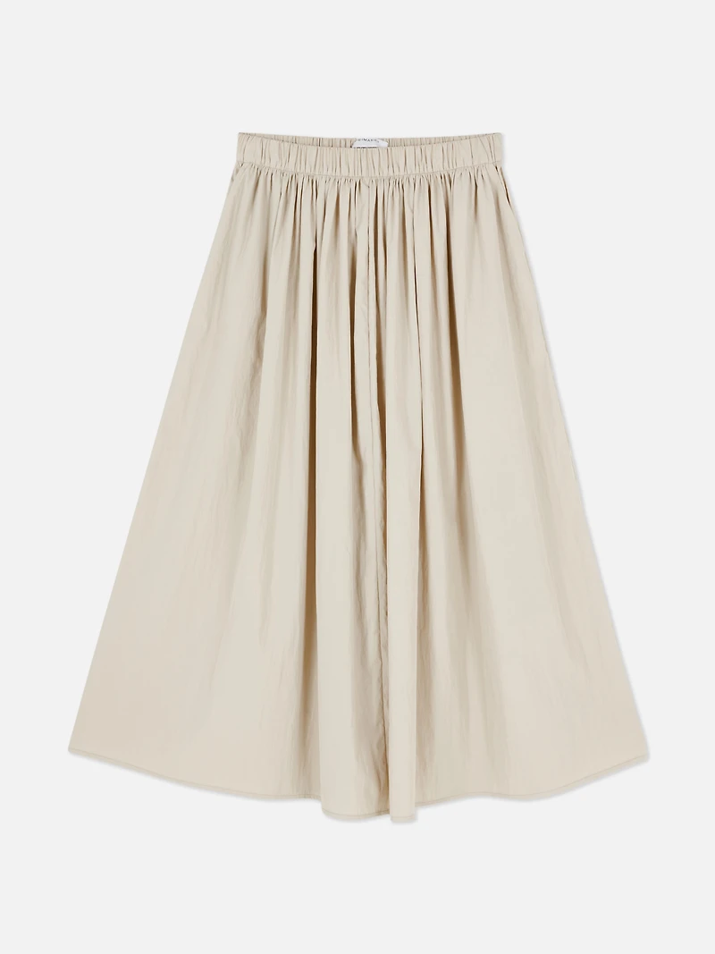 A-Line Midi Skirt