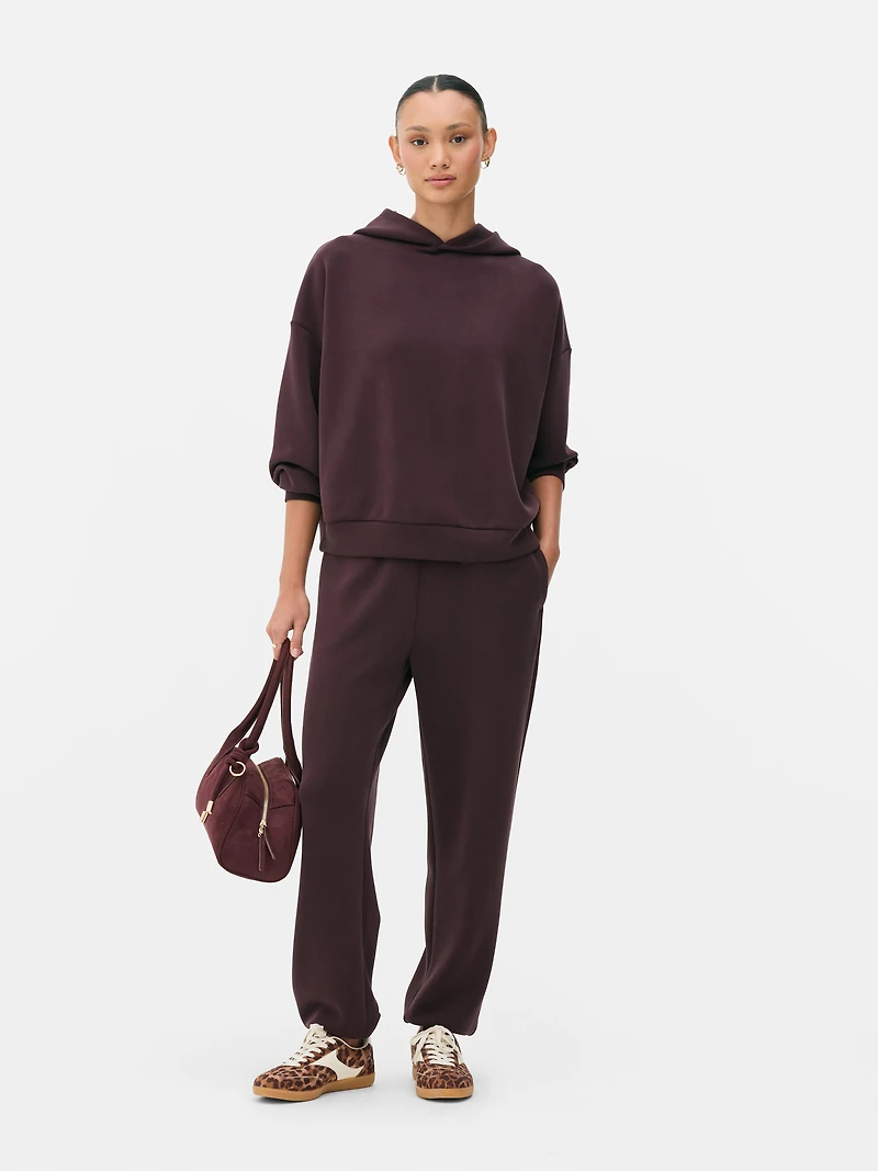 Drop Shoulder Cupro Hoodie