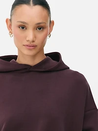 Drop Shoulder Cupro Hoodie