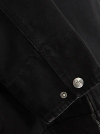 The Stronghold Fleece Collar Canvas Jacket
