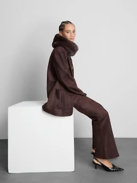 Paula Echevarría Faux Suede Blazer