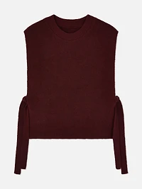 Knitted Tie Side Bib