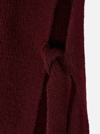 Knitted Tie Side Bib