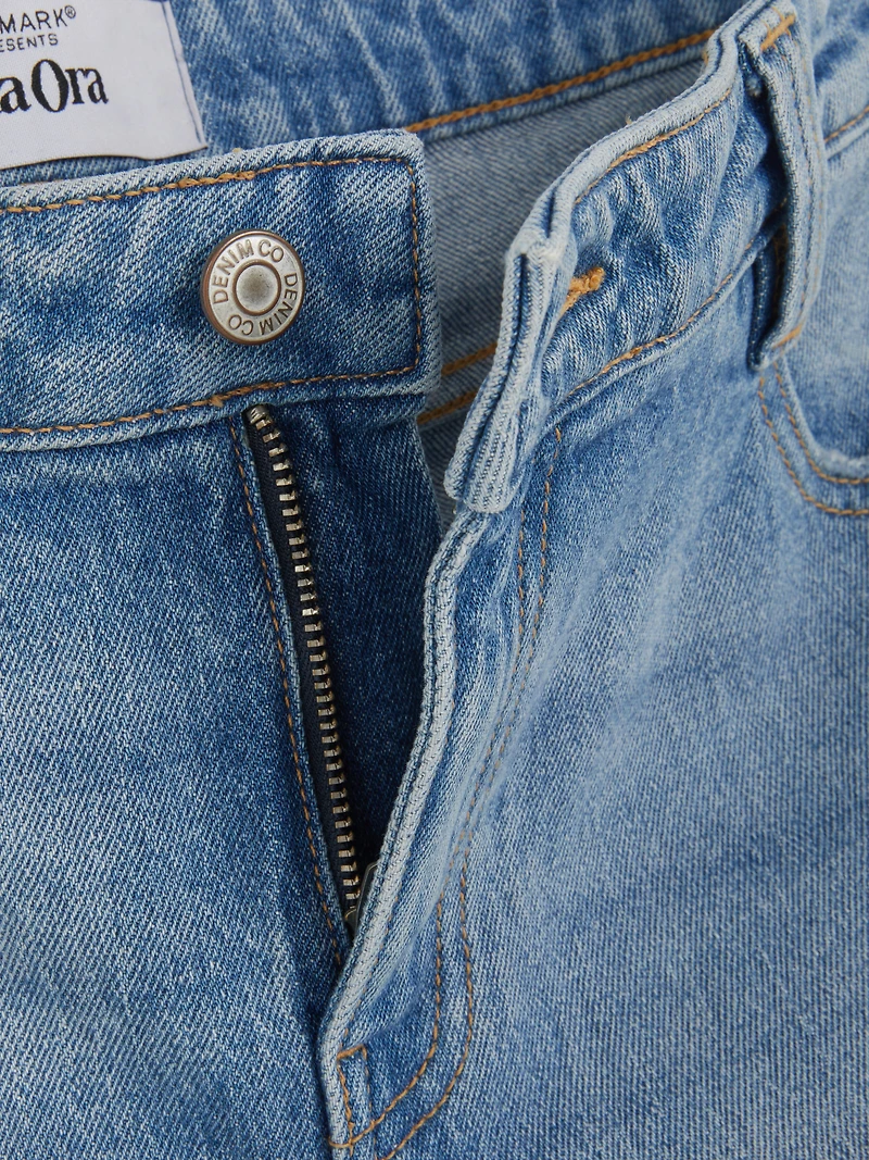 Rita Ora Deep Hem Flared Jeans