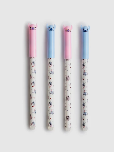 4pk Disney's Stitch Eraser Pens