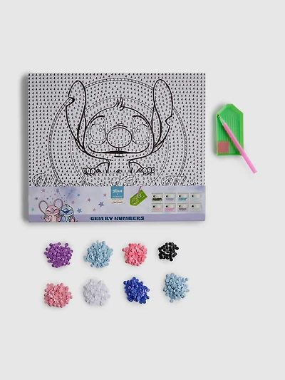 Disney's Stitch Faux Gem Art Set